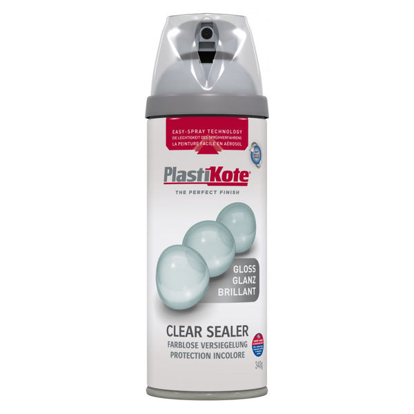 PlastiKote Twist & Spray 400ml can in Clear Acrylic Gloss