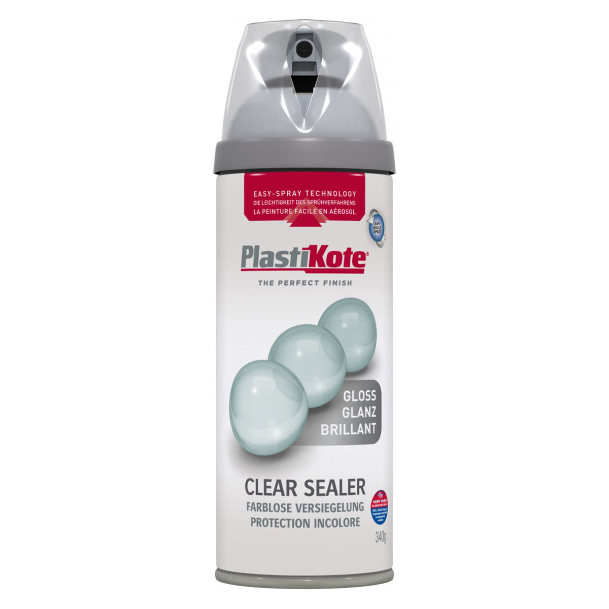 PlastiKote Twist & Spray 400ml can in Clear Acrylic Gloss