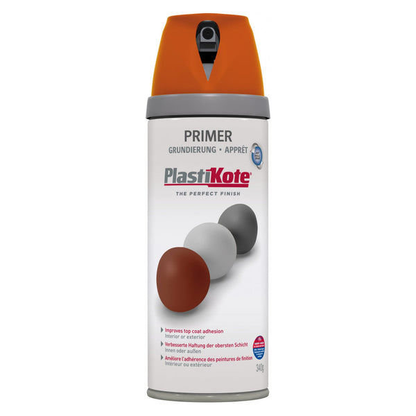 PlastiKote Twist and Spray Red Oxide Primer 400ml can