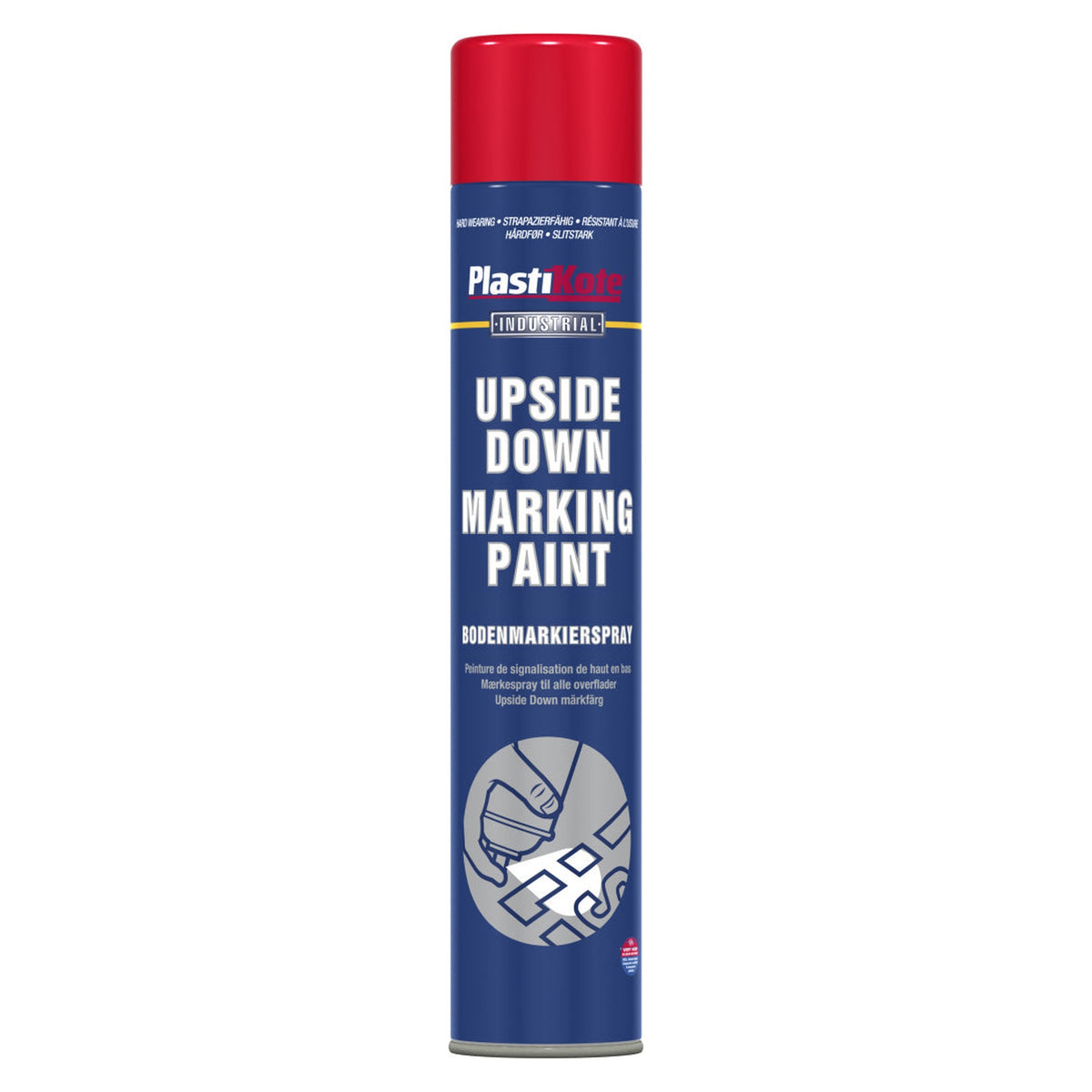 PlastiKote upside down marking paint 750ml in red