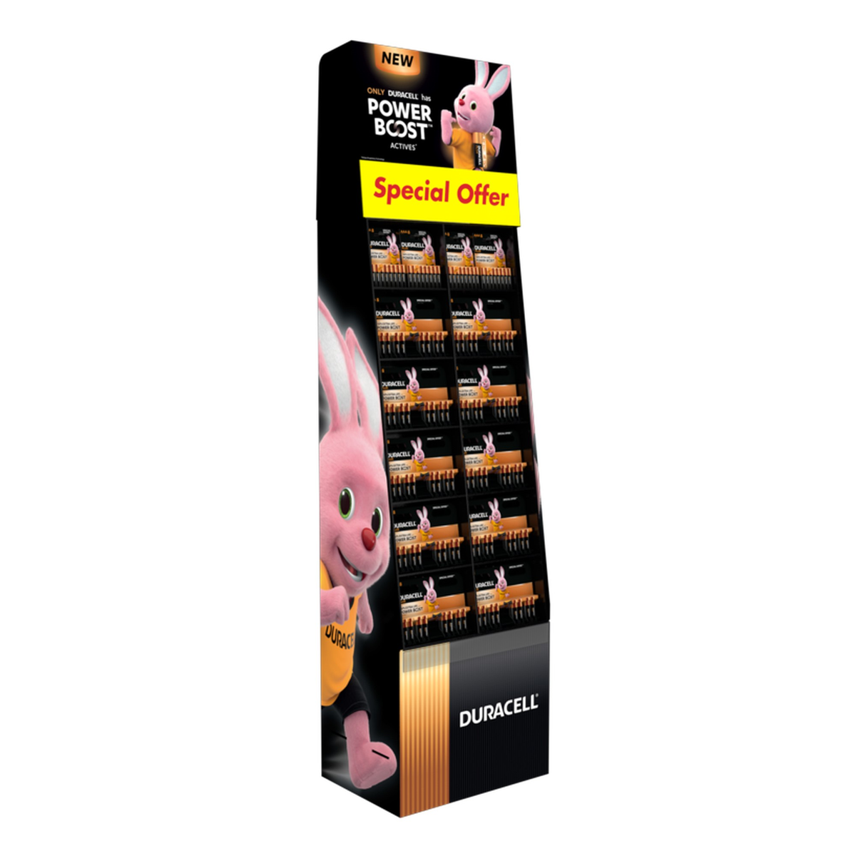 Plus Power Pre Filled FSDU - 72 AA & 40 AAA