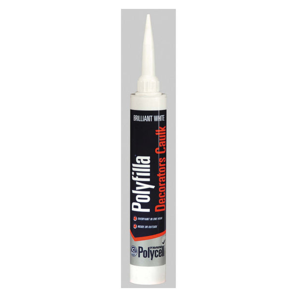 Polycell Polyfilla Decorators Caulk white 380ml cartridge