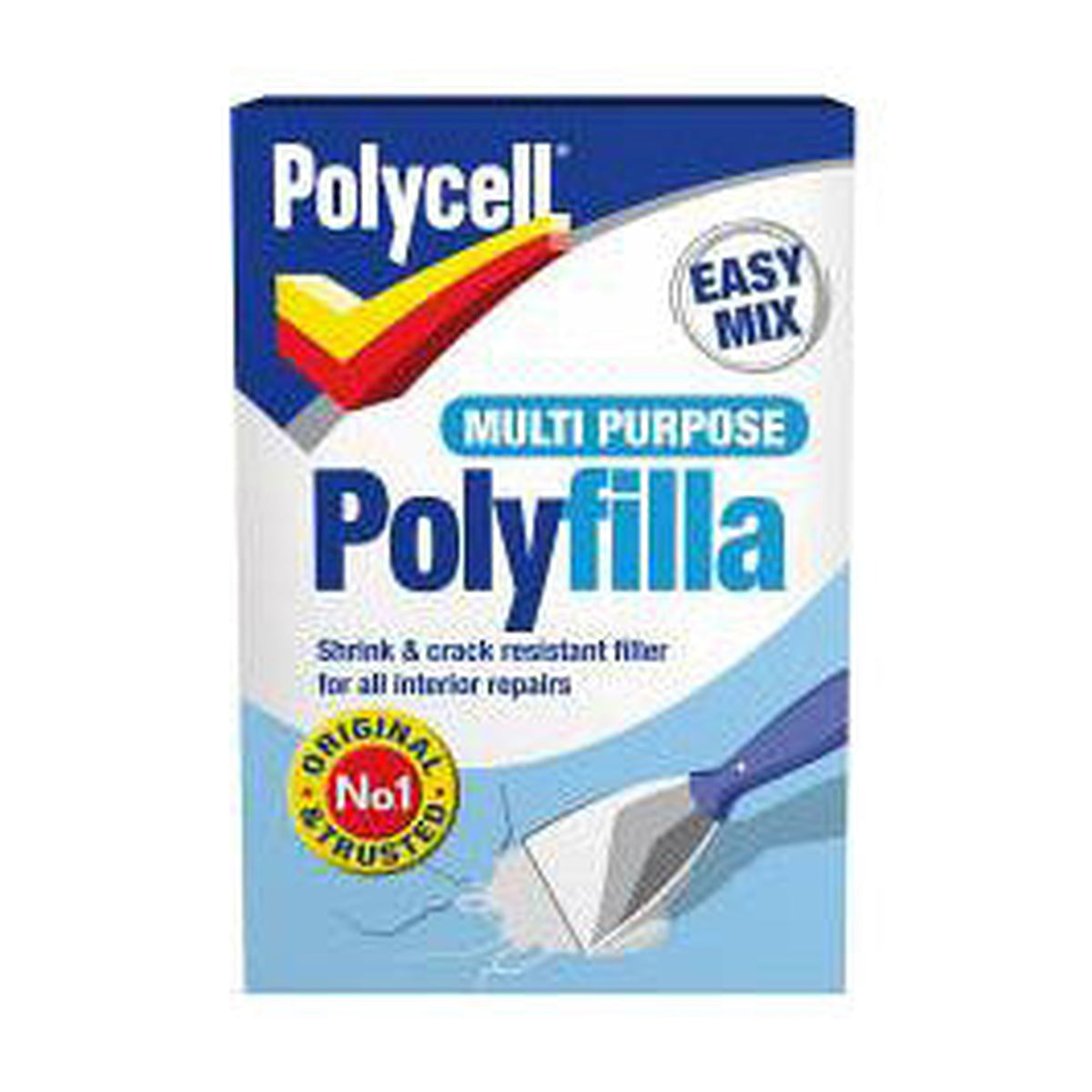 Polycell Polyfilla Multi Purpose white powder filler 1.8kg box