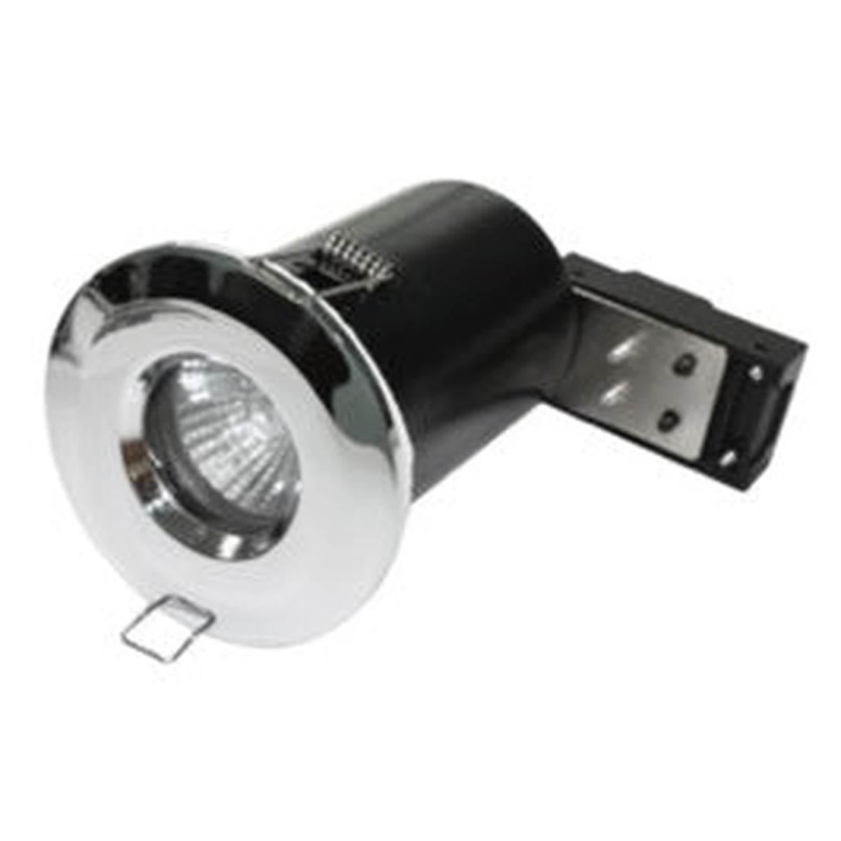 Powermaster IP65 fire rated fixed downlight chrome