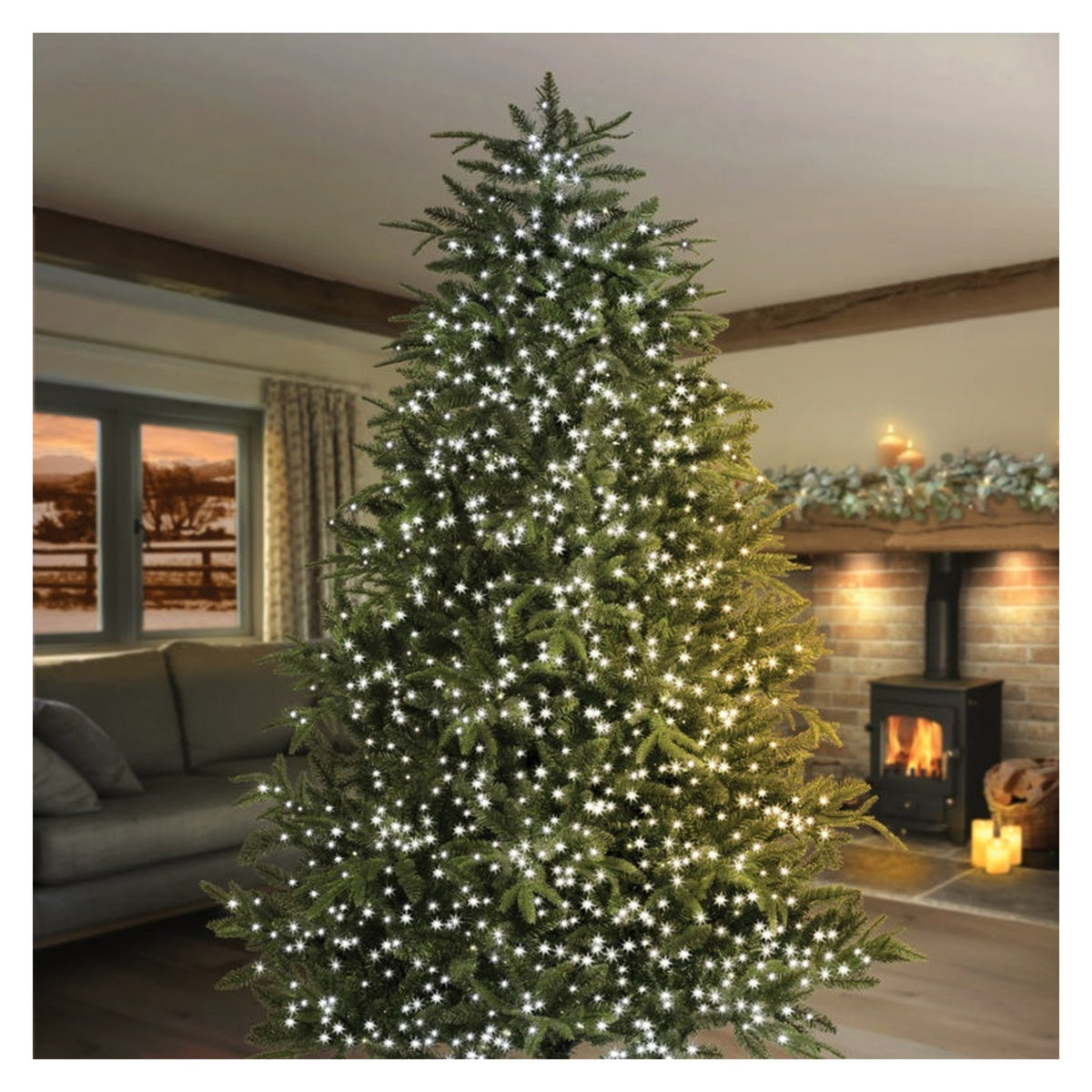 Premier 500 LED Treebrights with timer, white, view 2