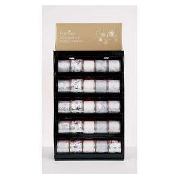 Premier 2.7m white and silver ribbon