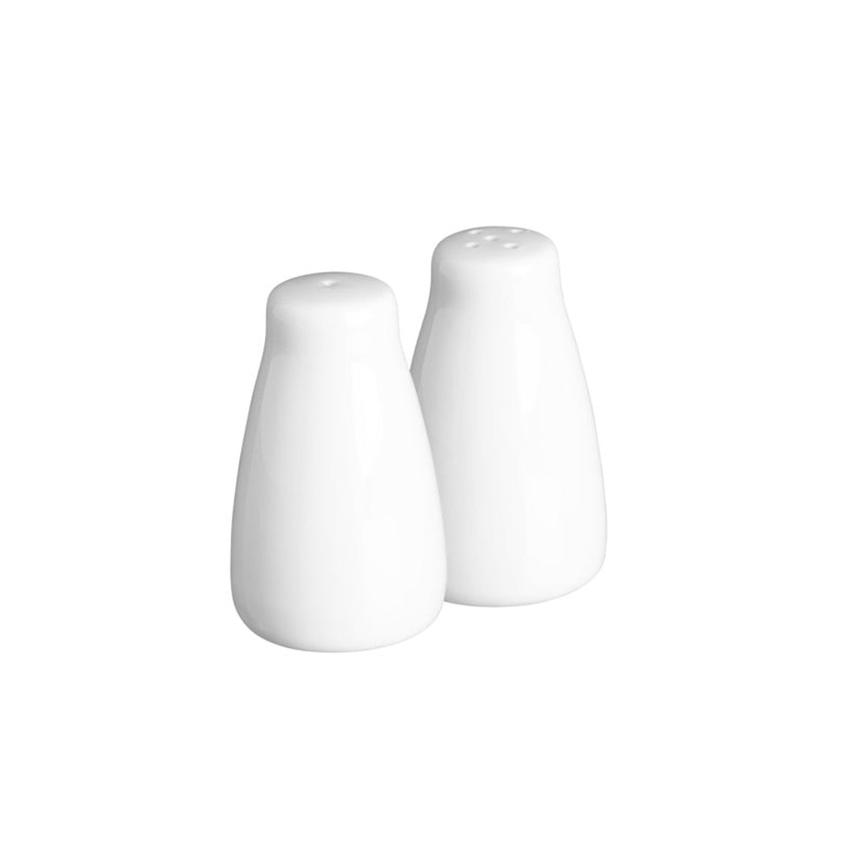 Price & Kensington Simplicity white porcelain salt and pepper set