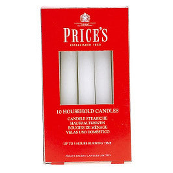 Price's Candles household candles pack of 10