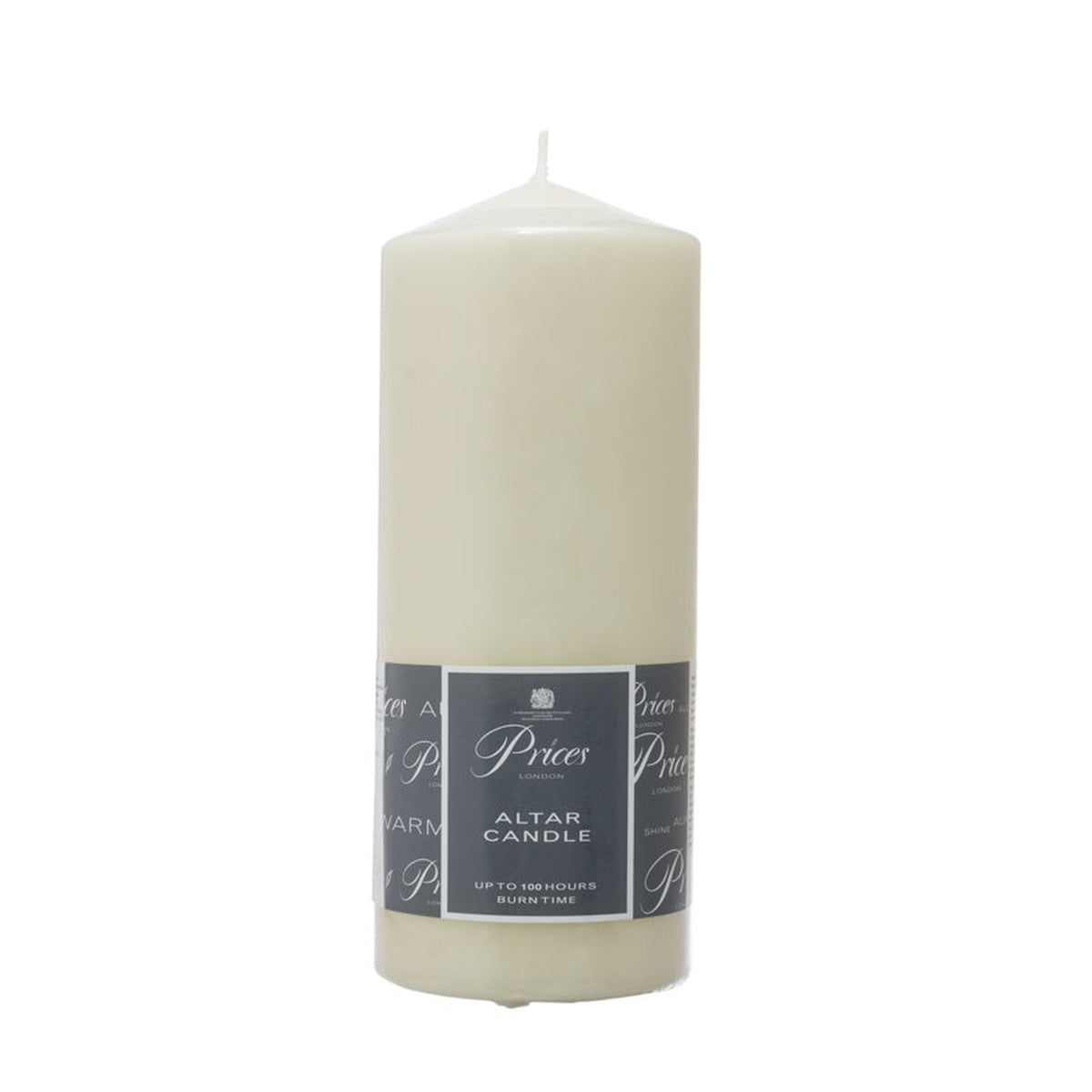 Price's Candles ivory altar candle, 150 x 80mm