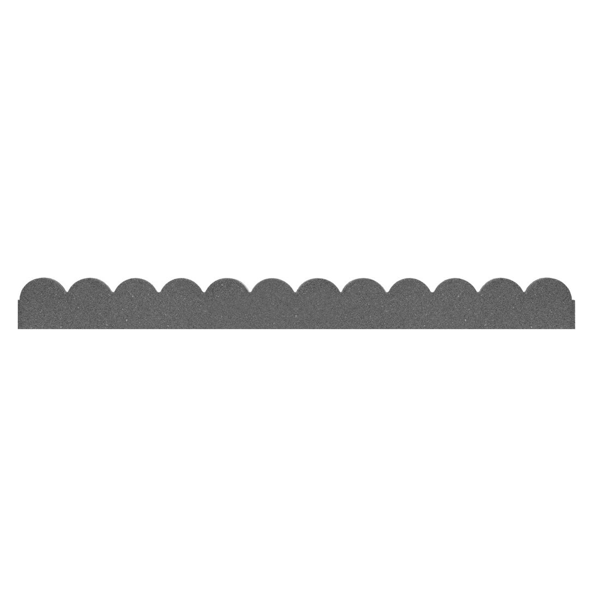 Primeur Flexi Curve scallop border in Grey, 120cm