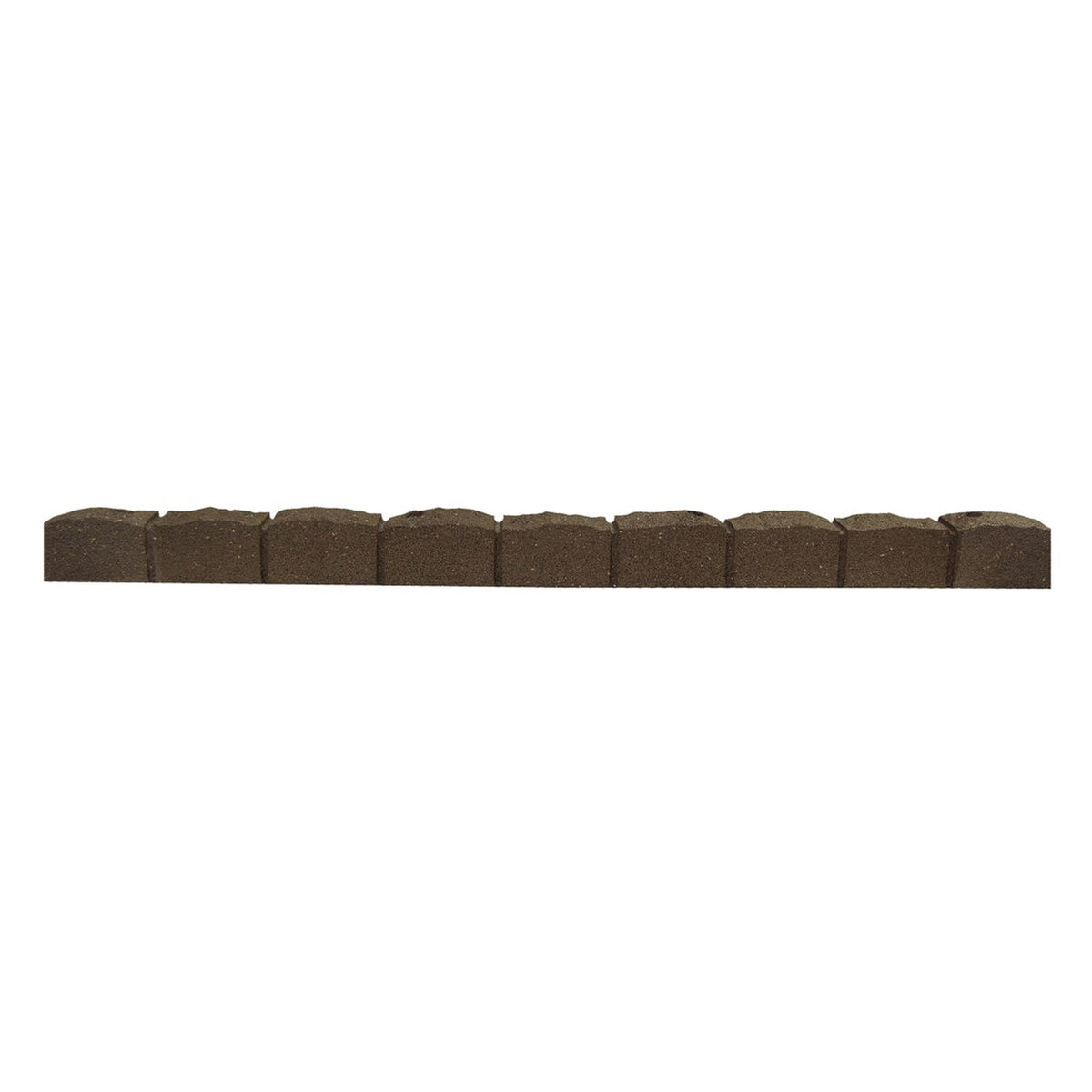 Primeur Roman Stone recycled rubber border in Earth 120cm