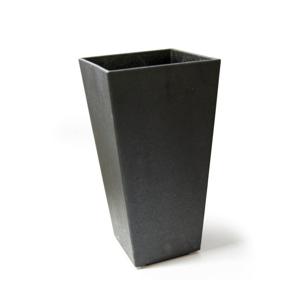 Primeur Sonata 50cm slate self-watering recycled rubber planter