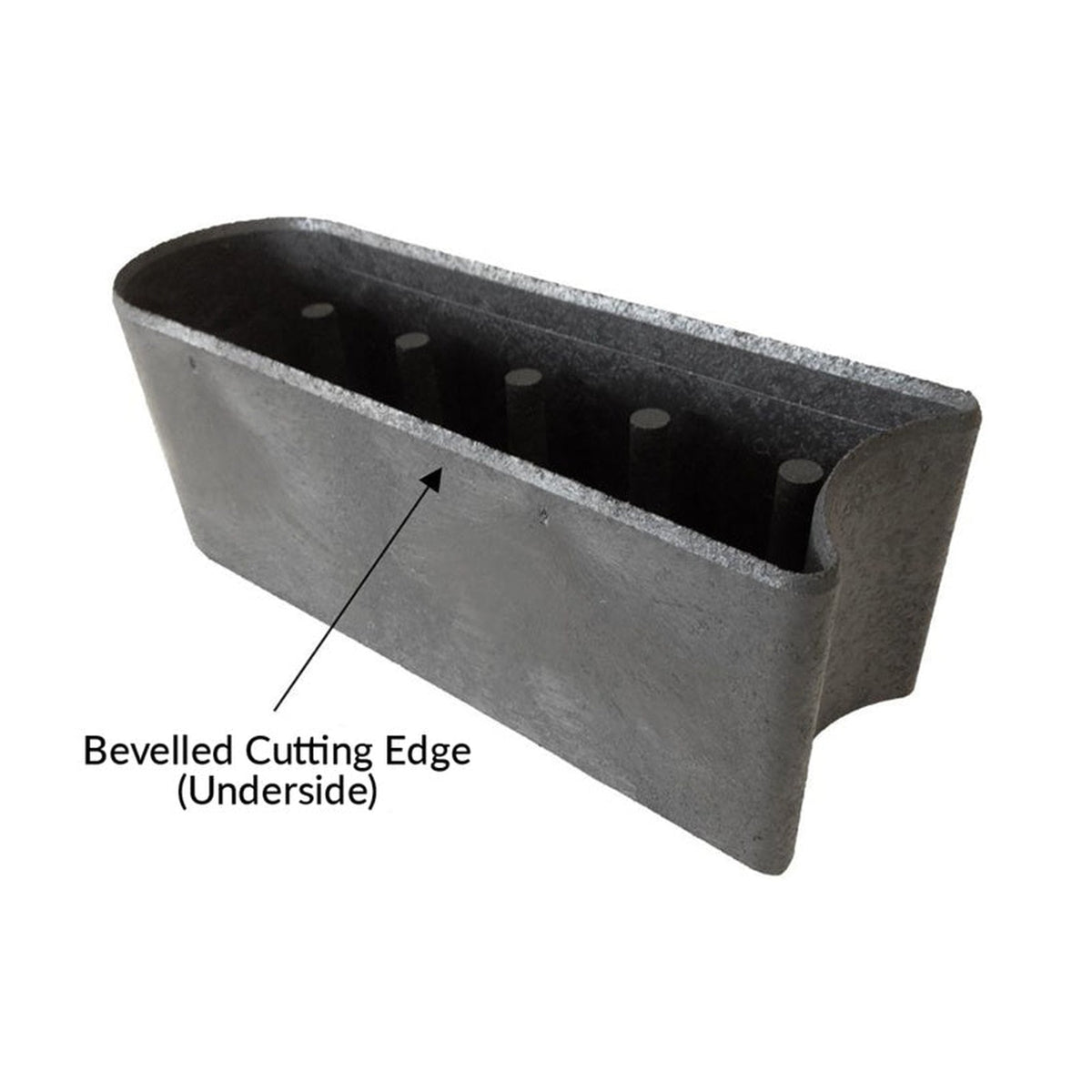 Primeur Stomp Edge border in graphite, view 2
