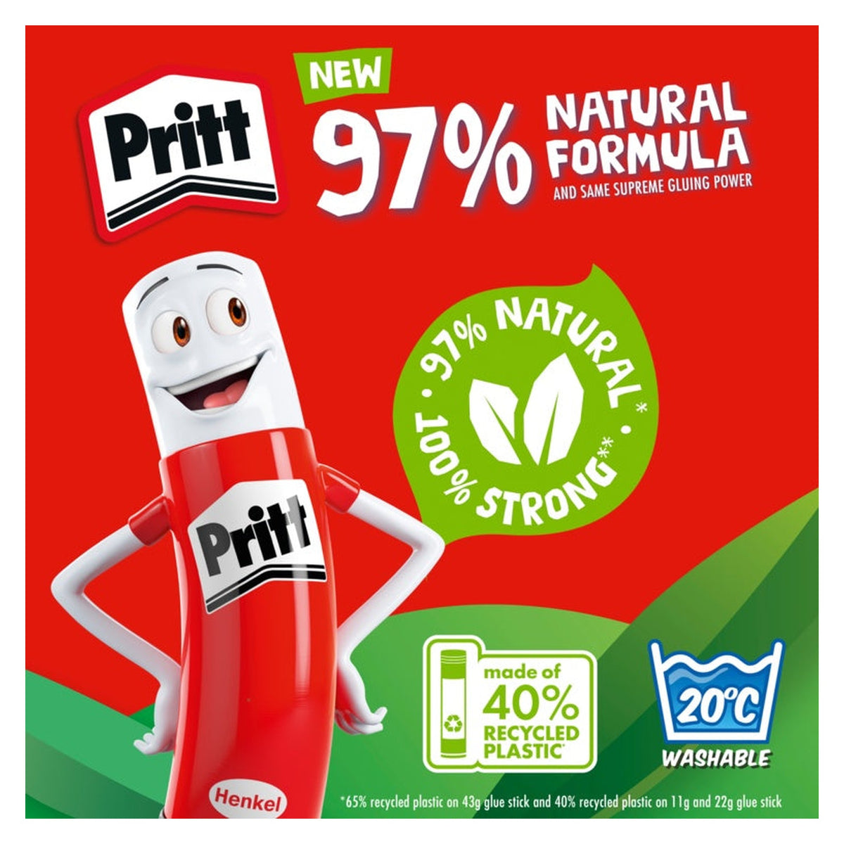 Pritt glue stick 11g on card, view 10