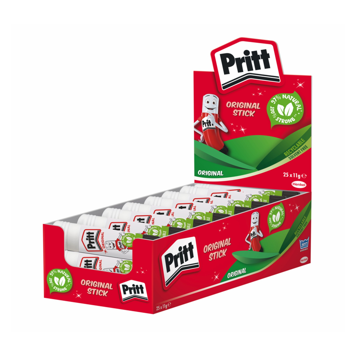Pritt Original 11g glue stick display box of 25