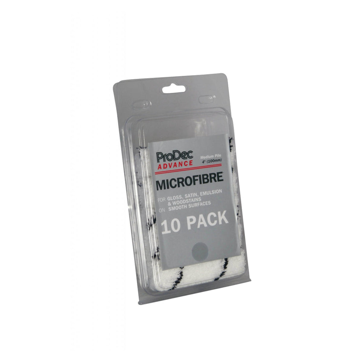 ProDec Advance 4 inch microfibre mini roller sleeves, pack of 10