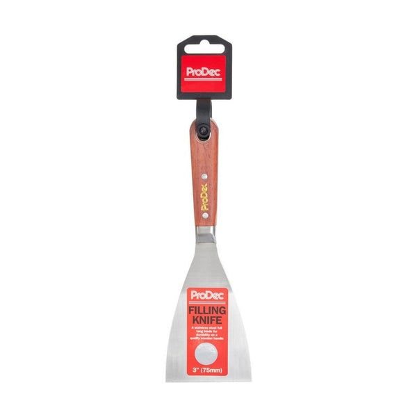 ProDec 3 inch flexible filling knife with rosewood handle