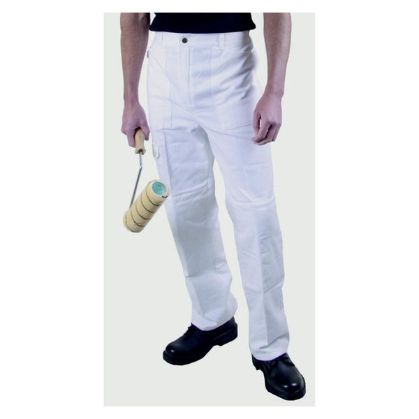 ProDec white painters trousers size 34 inch