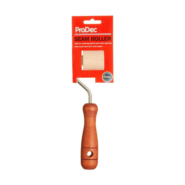 ProDec wallpaper seam roller with rosewood handle