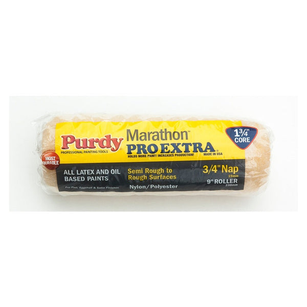 Purdy Marathon Pro Extra 9in roller sleeve 3/4in nap