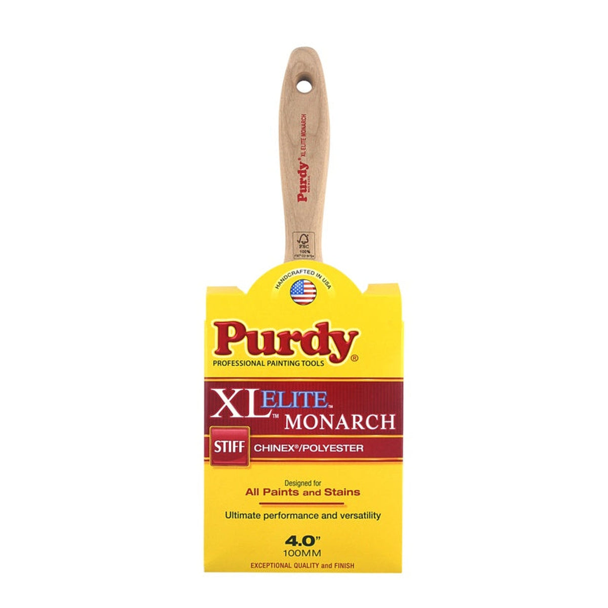 Purdy Monarch XL Elite 4in paint brush