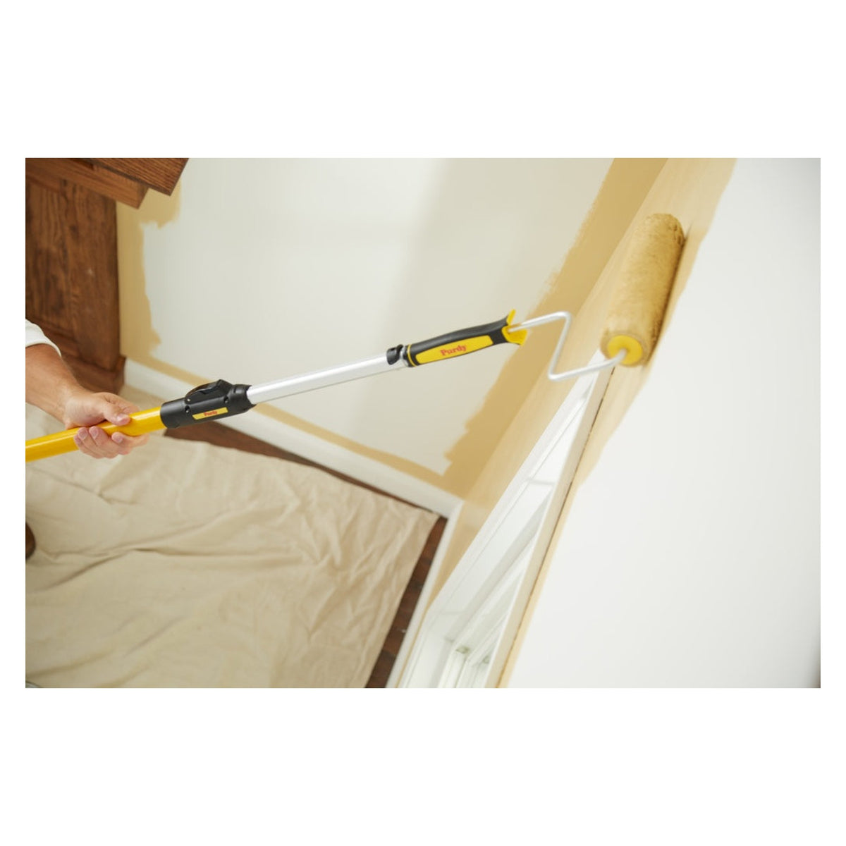 Purdy White Dove 9 inch roller sleeve with 3/8 inch nap, view 2