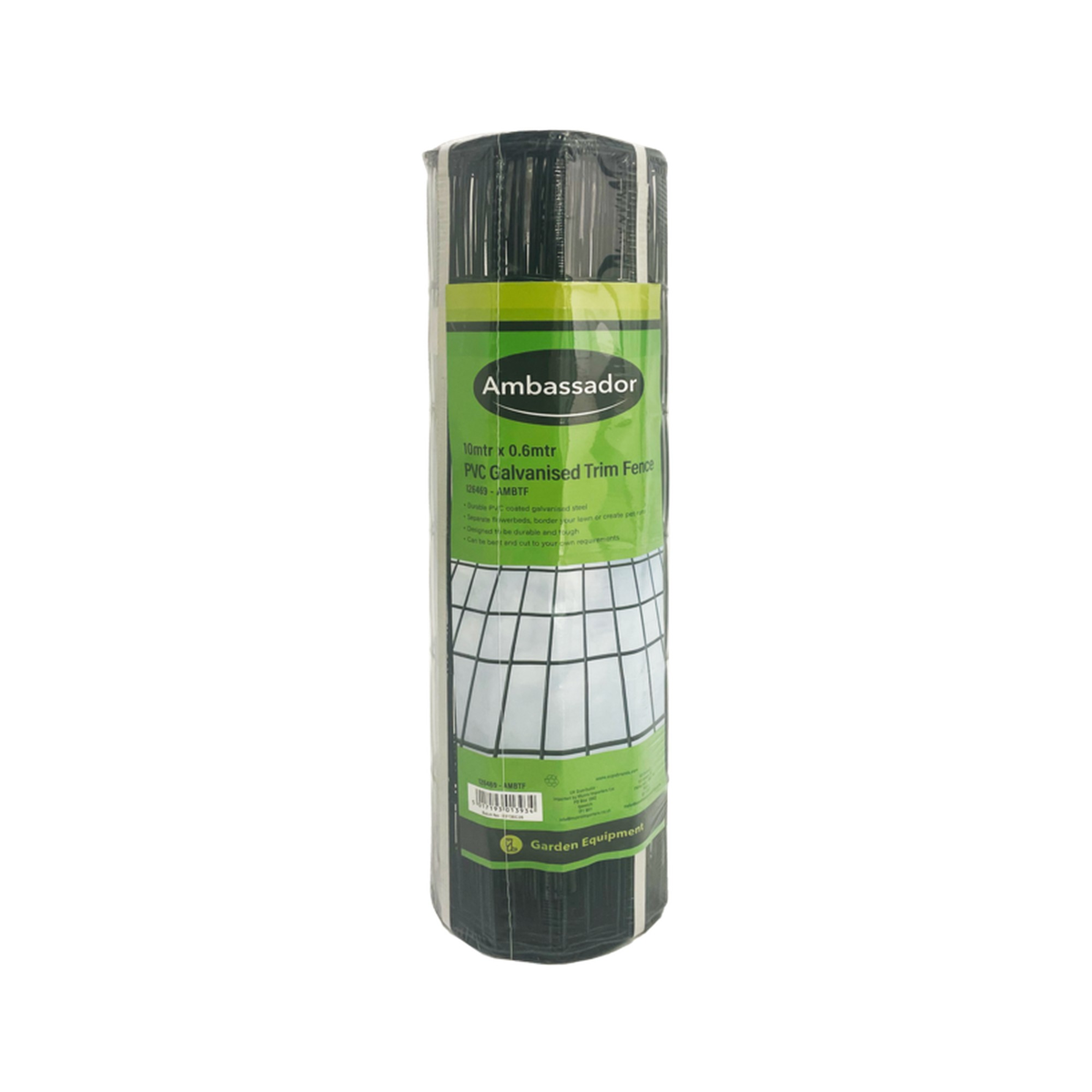 PVC Galvanised Trim Fence - 10m x 0.6m