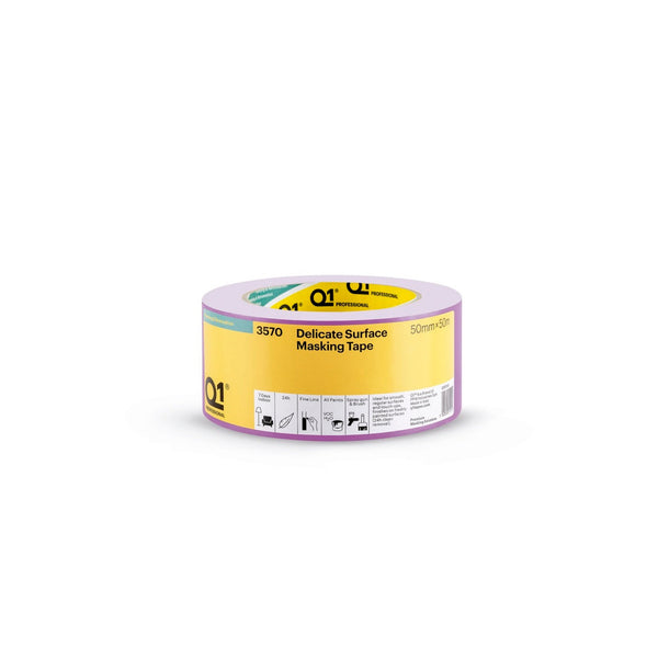Q1 delicate surface masking tape 50mm x 50m