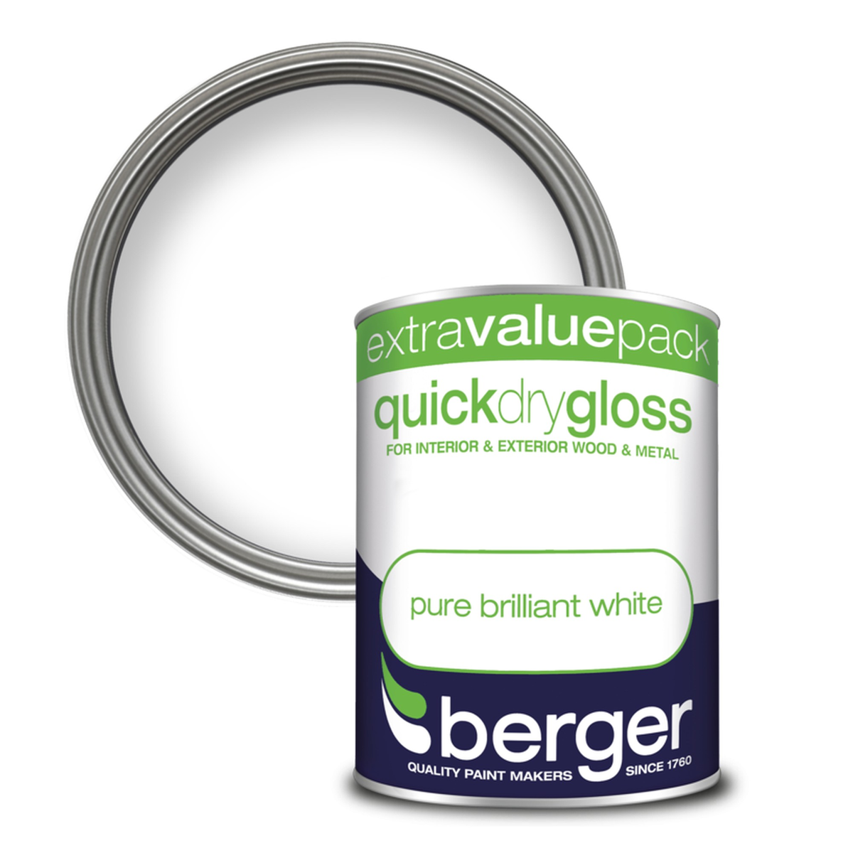 Quick Dry Gloss 1.25L - White