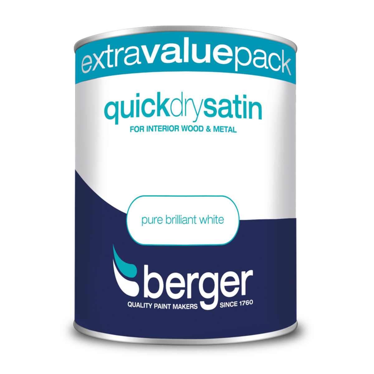 Quick Dry Satin 1.25L - White, view 2