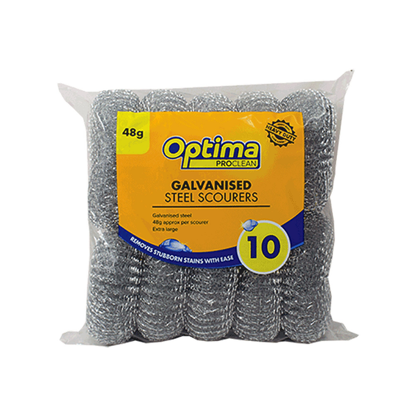 Ramon galvanised scourers pack of 10, 48g