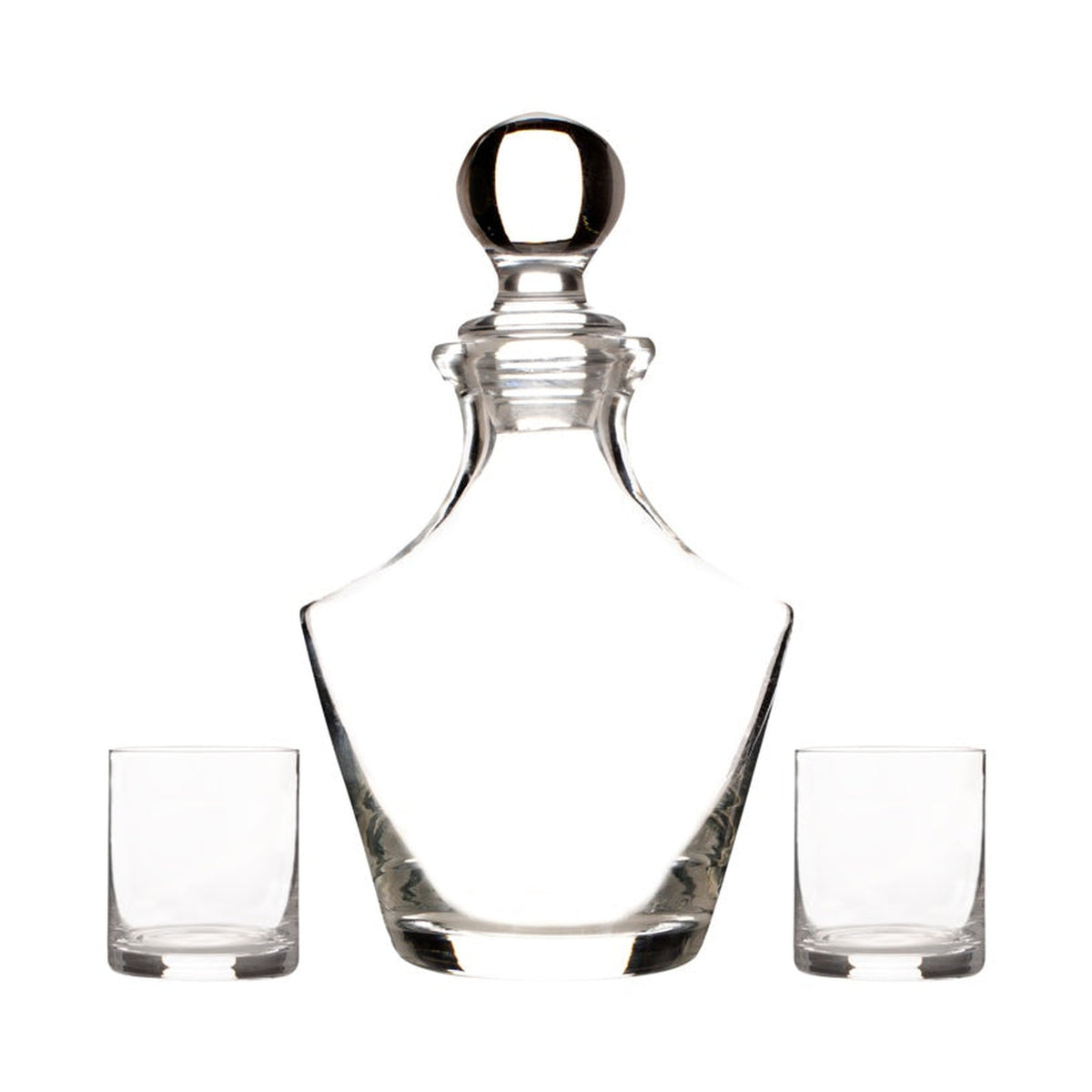 Ravenhead Selected 1L decanter with two 37cl mixer glasses