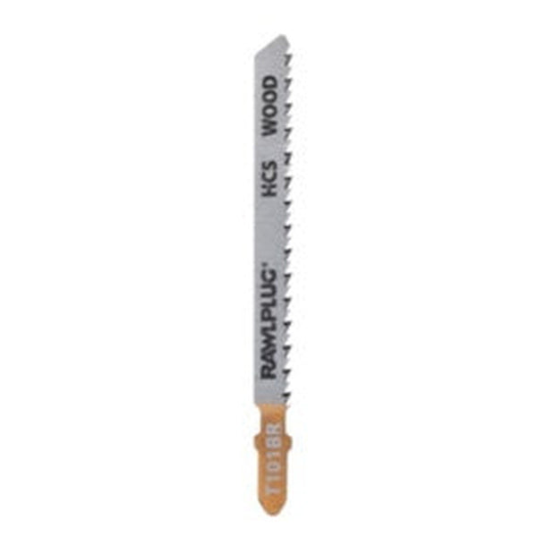 Pack of 5 Rawlplug medium/rough jigsaw blades for wood