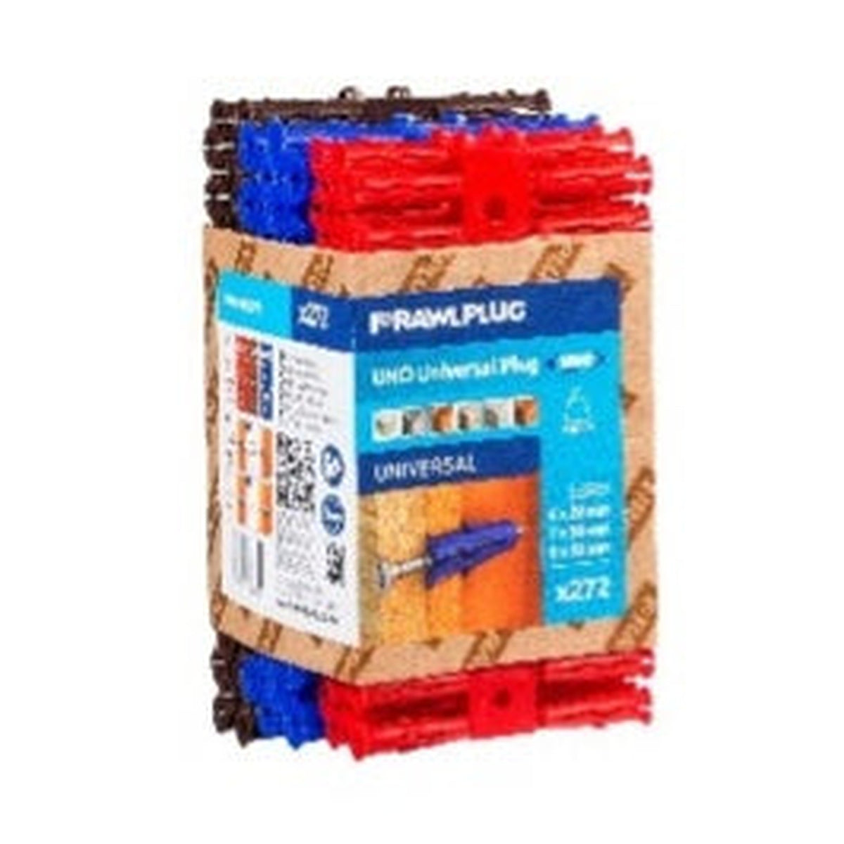 Rawlplug universal plugs mixed pack of 272