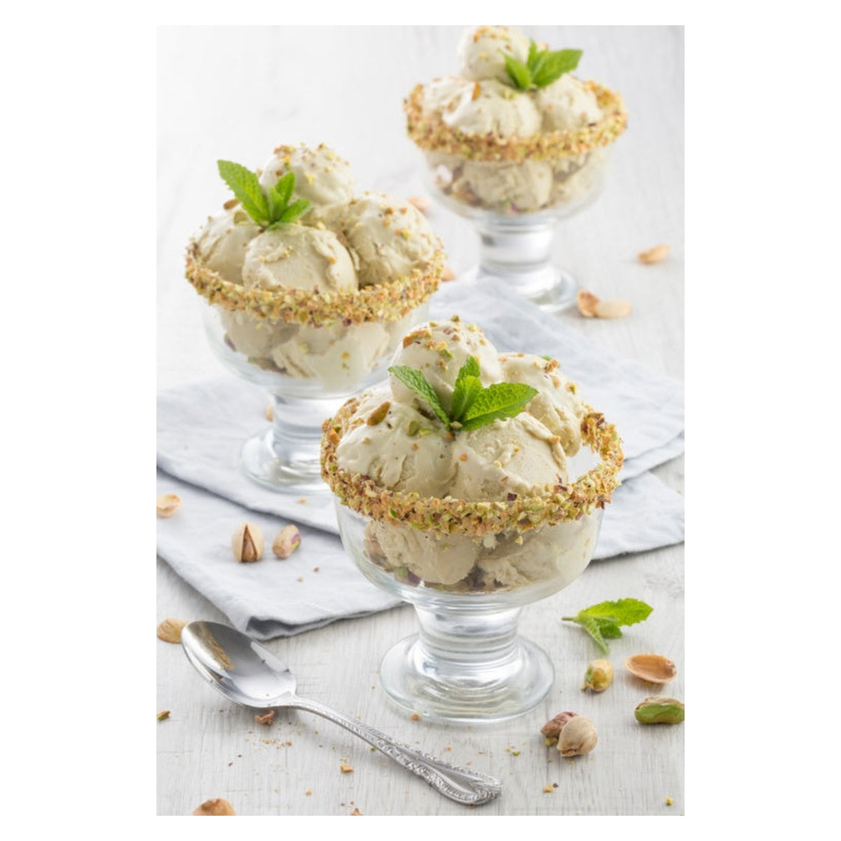 Set of four Rayware Tulip sundae dishes 21cl