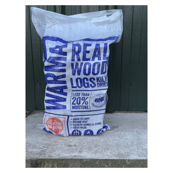 Real Hardwood Logs Medium Bag - 45L