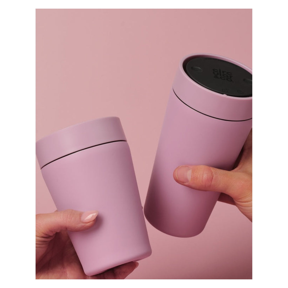 Recycled Steel Cup - Dusk Pink, view 4