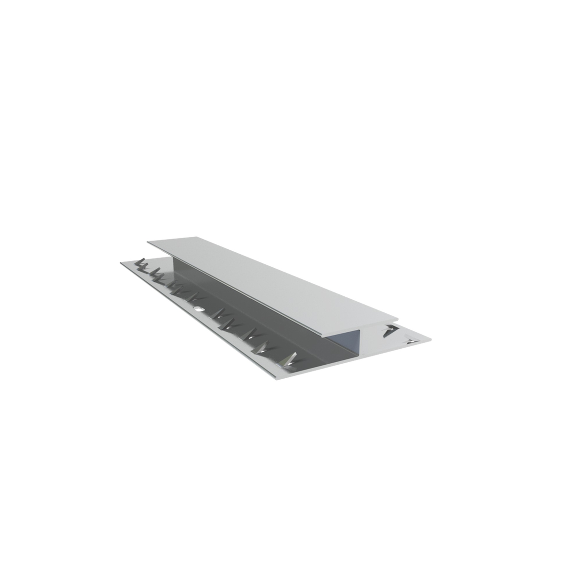 Regency M130 Z section floor bar 900mm brushed black, view 2
