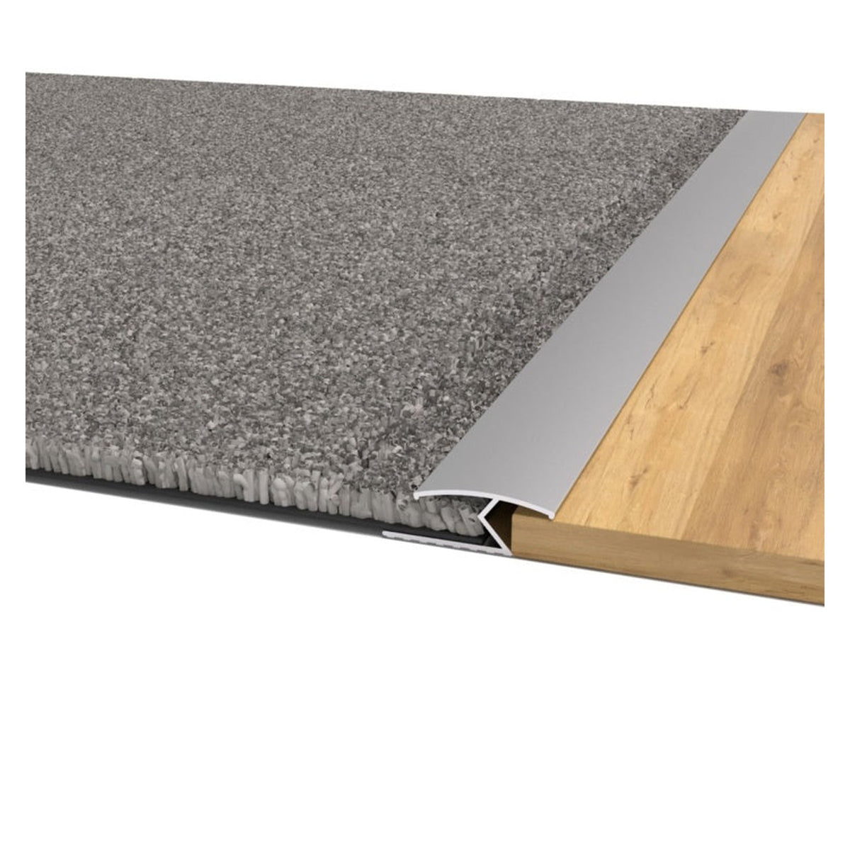 Regency M130 Z section door bar brushed champagne 900mm