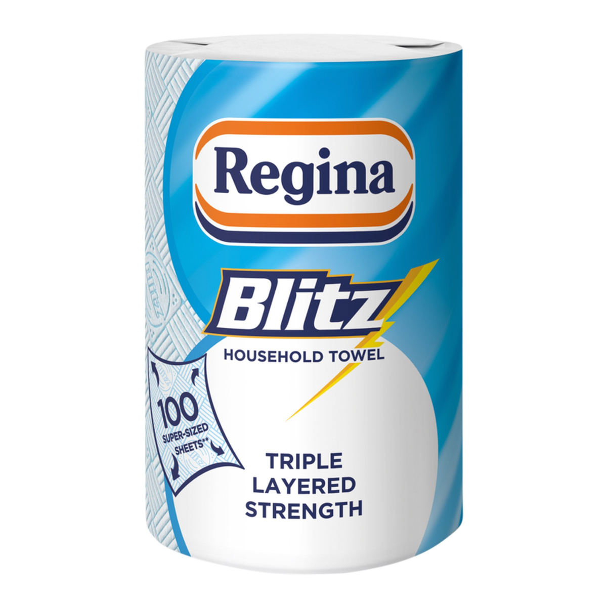 Single roll of Regina Blitz 3 ply kitchen roll