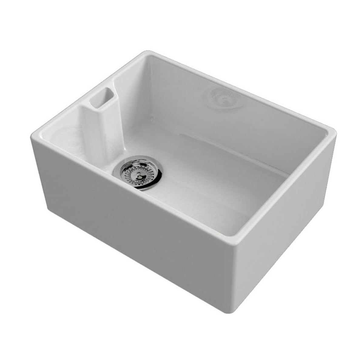 Reginox white ceramic Belfast sink, 595 x 460mm