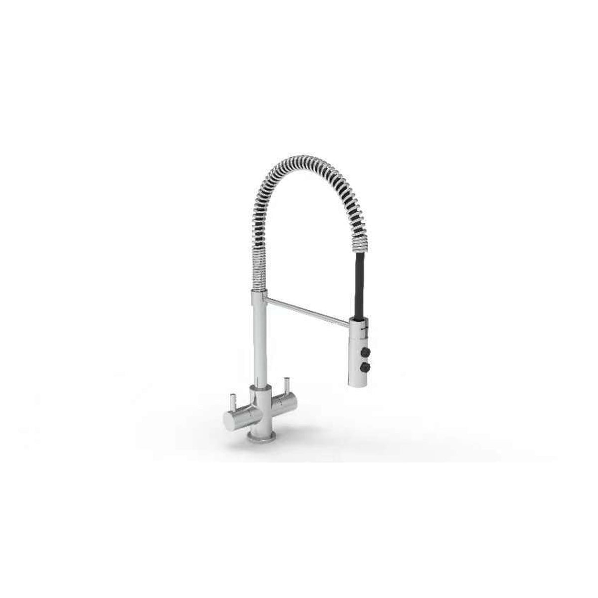 Reginox Titania dual lever chef mixer tap in chrome