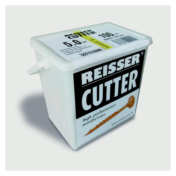 Reisser Cutter 6.0 x 100mm woodscrews tub