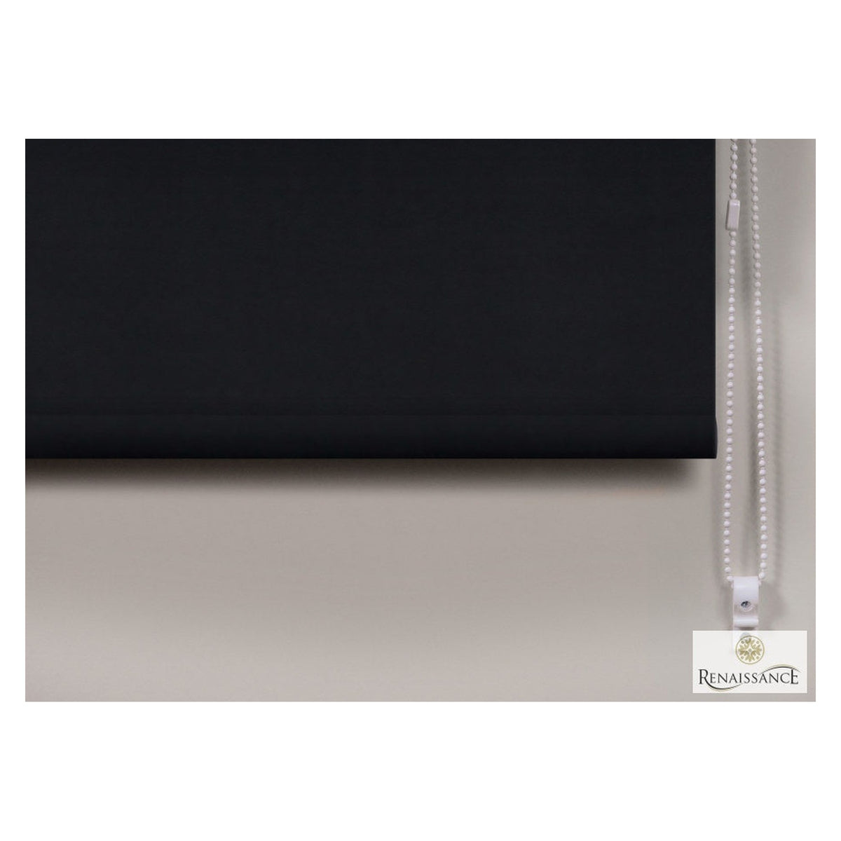 Renaissance classic black roller blind 90cm, view 3