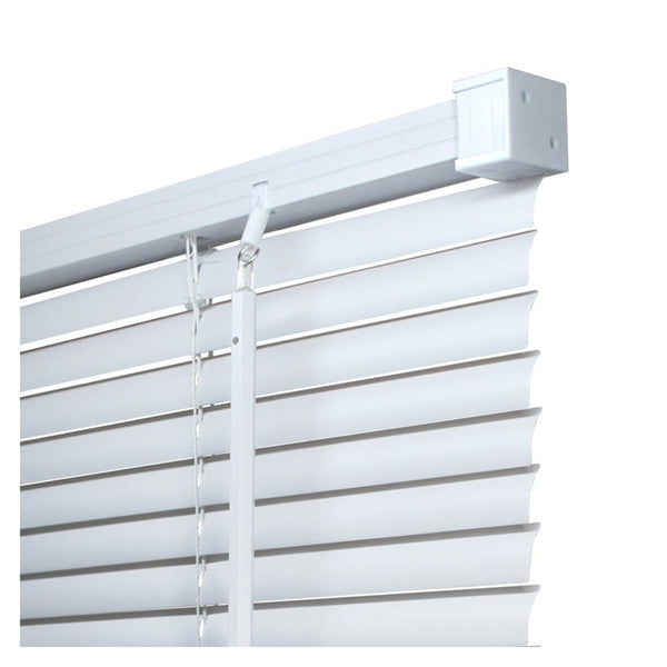 Renaissance white PVC venetian blind 120cm