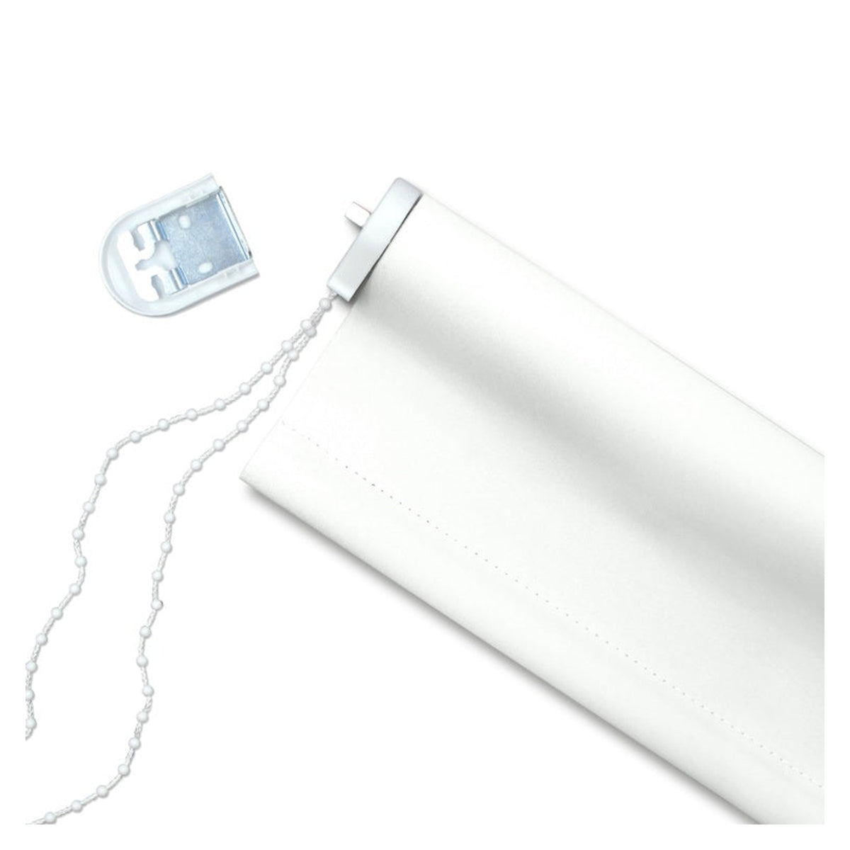 Renaissance white thermal blackout roller blind 120cm