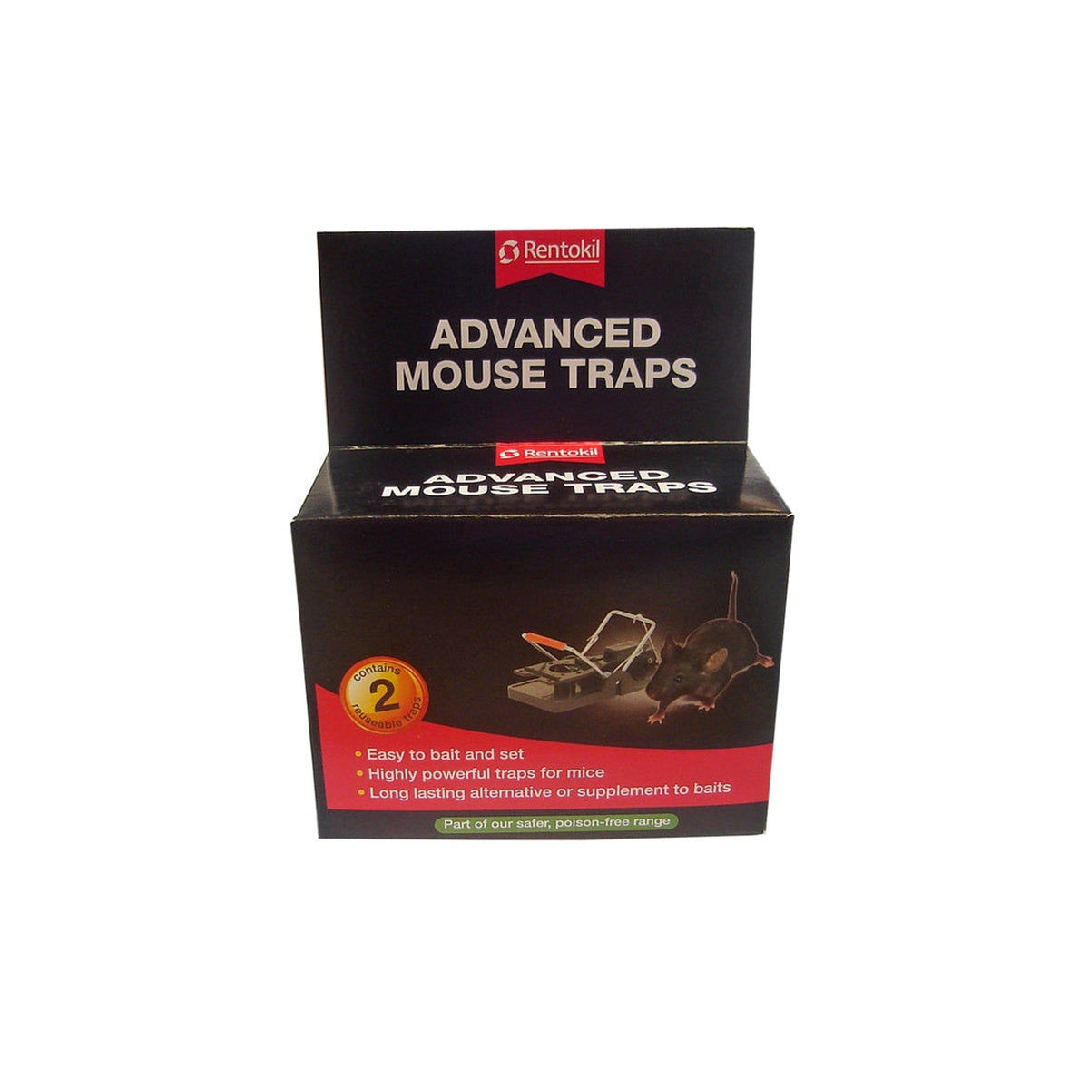 Rentokil Advanced mouse trap twin pack