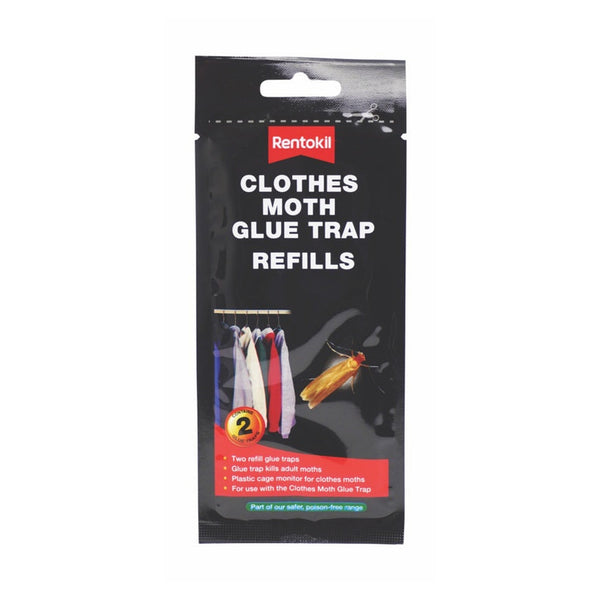 Rentokil clothes moth glue trap twin pack refill