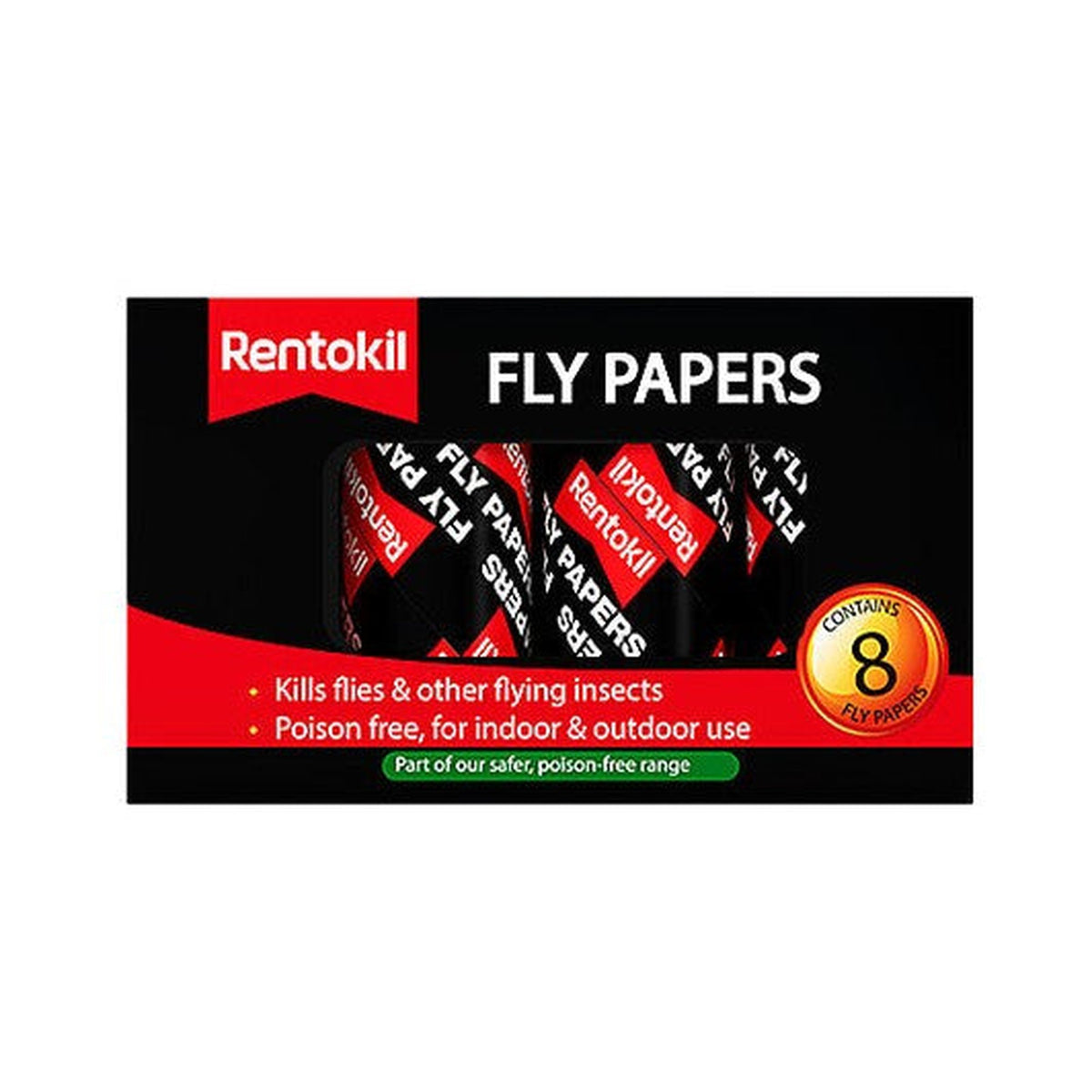Rentokil Traditional Flypapers, Pack of 8