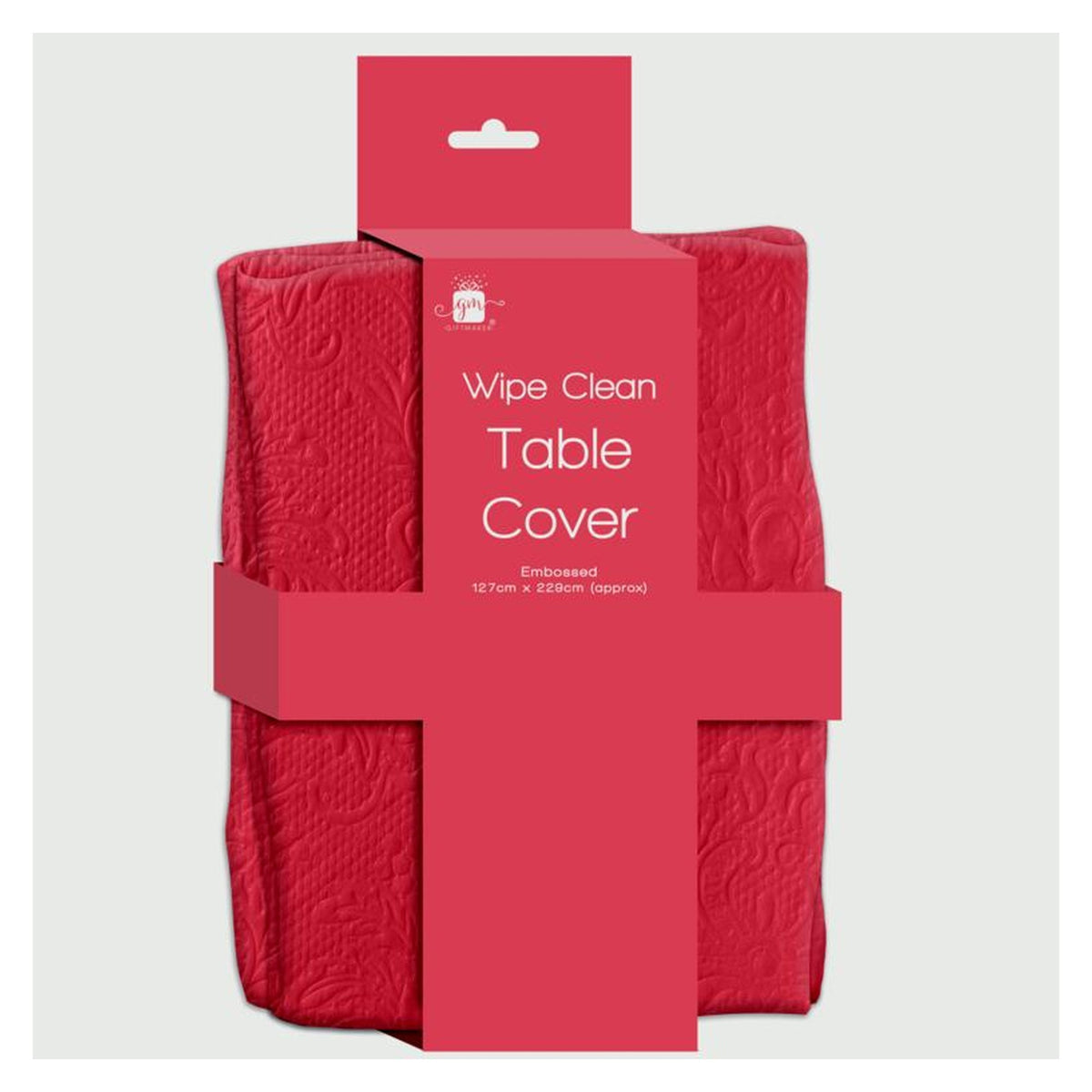 Reusable Wipe Clean Tablecover Red